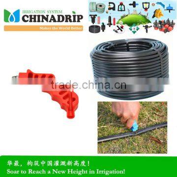 Chinadrip Irrigation Punch with 8 hole mm 1/2" starter barbed connectors