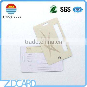 Wholesale Personalized clear plastic luggage tags