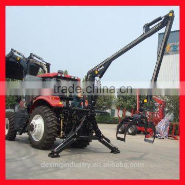 Tractor mounted crane