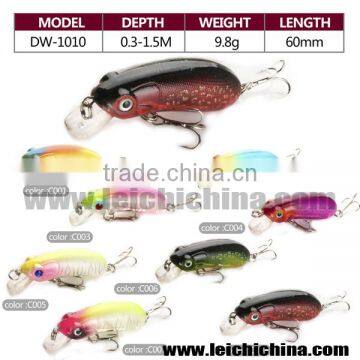 new design top grade hard plastic fishing lure crank bait