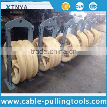 660mm Nylon Large Diameter Bundled Conductor Pulley Stringing Block Suitable For ACSR photo-3