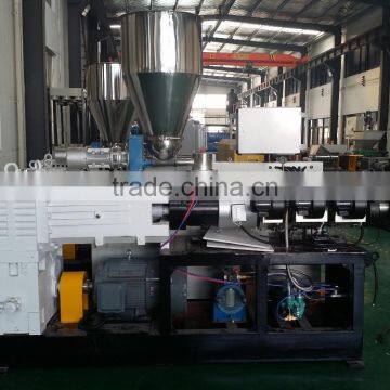 SJSZ Conical Twin-screw Plastic Extruder for PVC Extruding photo-3