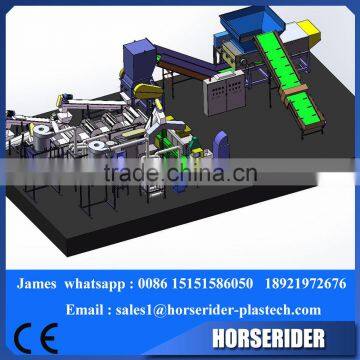 Waste PET Flakes Hot Washing Machine photo-3