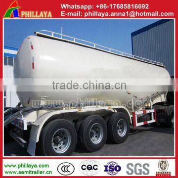 Heavy Duty Tri Axles Transport Bulk Cement Tank Truck Semi Trailer photo-5