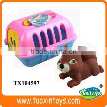 animal cage toy, big toys plastic play house