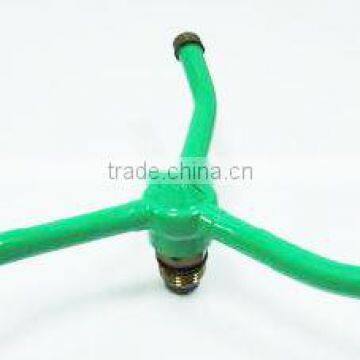 Rotary Metal 3-Arm Sprinkler With Heart Shape Base For Irrigation photo-2