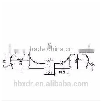 OEM factory supplier double sliding curtain rail /curtain track channel / curtain rail