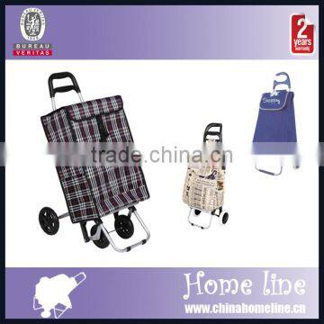 Four Wheel Cube Grid Portable Trolley Bag