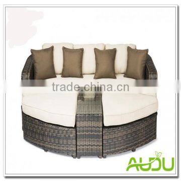 Audu Outdoor Daybed/Outdoor Rattan Garden Daybed