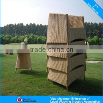 Leisure Wholesale Outdoor Wicker Stacking Chair