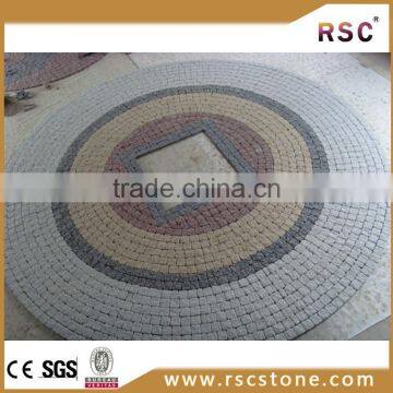 Ganite Round shape small square paving stone