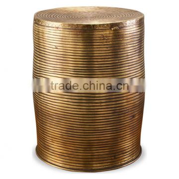 Copper Drum Threaded Stool