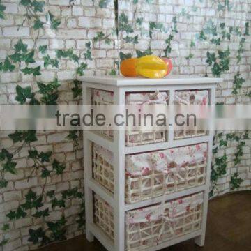 White Wooden Cabinet /wooden Chest/wooden Furniture photo-2