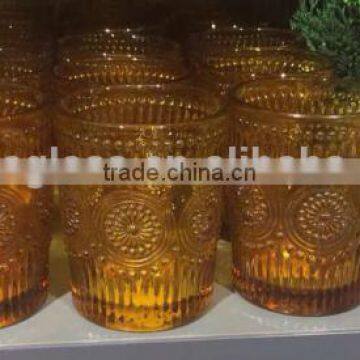 Carving Glass Candle Holder / Glasswar photo-3