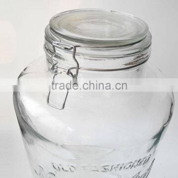 8L Juice Glass Dispenser With Spout and Sealed Swing Top Lid photo-5