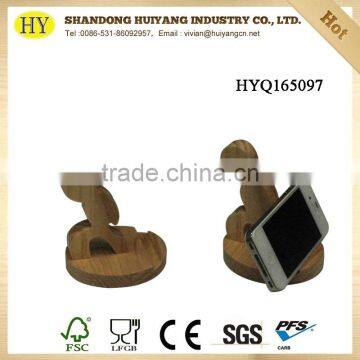 wholesale desktop craft mobile phone wood holder