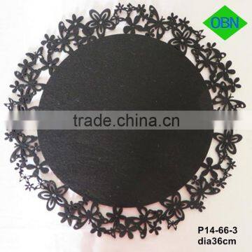 Felt Handmade Round Table Placemat photo-3