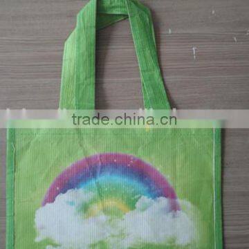 Biodegradable Customized Warp and Weft Kraft Paper Shopping Bag photo-5