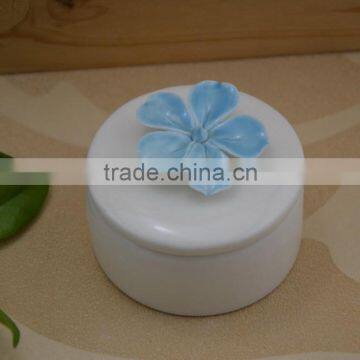 Wholesale Porcelain Jewel Box With Flower Shape Design photo-5