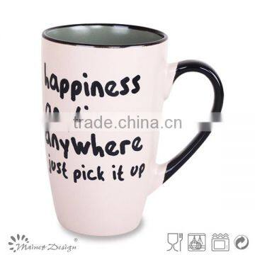 Decal Porcelain Mug With Spoon Porcelain Mug Top Sale With Dots photo-3