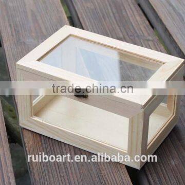 Wooden Box With Hinged Lid photo-3