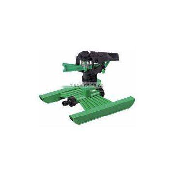 Swing Arm Sprinkler, CS-3009 Plastic Impulse Sprinkler With Plastic Wheel Base Plastic Lawn Sprinkler photo-2