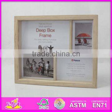 Customize home decoration wooden photo picture frame for sale W09A012