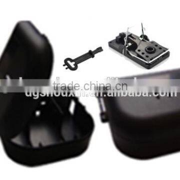 Small Black Bait Station Rat Box Mouse Trap SX-5025 photo-3