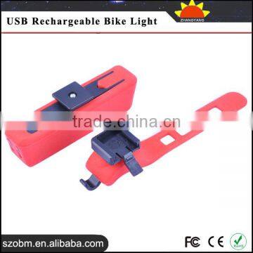 Trade Assurance Supplier HJ-035 COB LED Bicycle Front & Rear & Wheel Light 150 Lm 6 Mode USB Rechargeable Bike Light photo-2