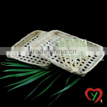 Natural bamboo food tray