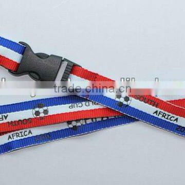 New flat polyester funny lanyard stylus