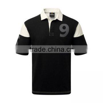 Mens team soccer shirt dry fit sports polo t-shirt