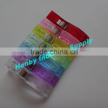 7 Colors Sewing Patchwork Coloured Plastic Spring Quilting Clips