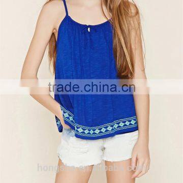 Girls Slub Knit Cami Children Clothing HST8057 photo-4