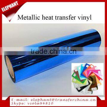 Korea quality R.BLUE color Metallic heat transfer vinyl