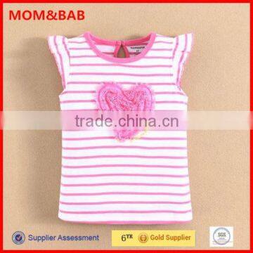 Latest mom and bab High Quality Girls T-shirt Wholesale China