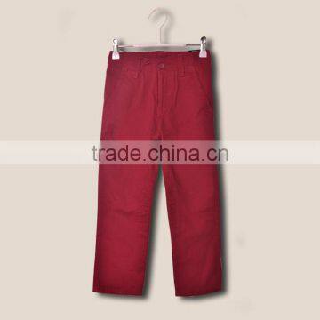 2014 latest KOREA BOY Children kids Korea RED slacks Cotton Pants Trousers