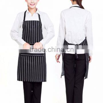 OEM/ODM Stripe Apron Kitchen Apron for Unisex Useful Cooking Apron photo-2