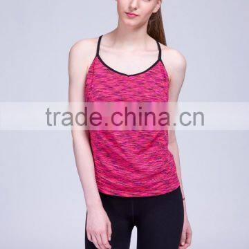 Ladies seamless X Strap tank top classic camisole