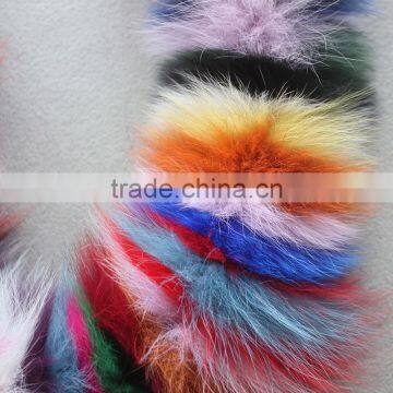 Myfur Customize Latest Design Colorful Real Fox Fur Scarf Wholesale Genuine Fur Scarves photo-6