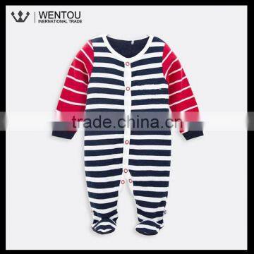 Wholesale Striped Cotton Romper For Baby