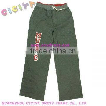 School custom pants knit long casual pants for boys new style boys pants