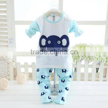 Wholesales Spring Autumn Cotton Printing Baby Clothes Set Wear photo-5