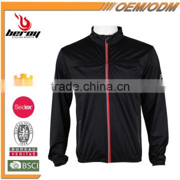 BEROY sportswear jacket for men, reflective windproof running jacket