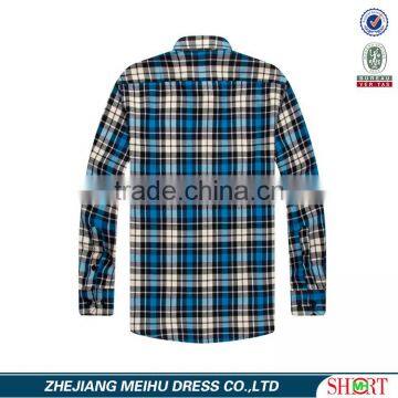 Mens Custom Flannel Shirts Checks Plaid Casual Shirts for Man Wholesale photo-3
