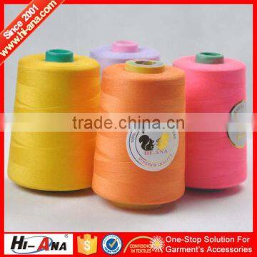 hiana thread2 Fully stocked hot selling 100% spun polyester sewing thread