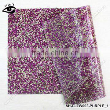 New Designs Hot fix rhinestone mesh iron on crystal mesh trim Adhesive Rhinestone Transfer Sheets