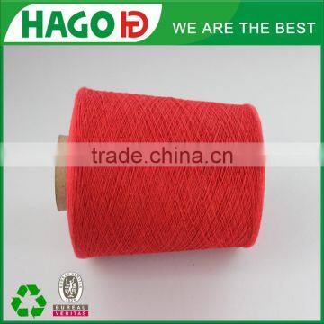 100% Dope Dyed Recycled Polyester Spun Yarn/China Polyester Yarn for Socks/jeans/girl photo-6