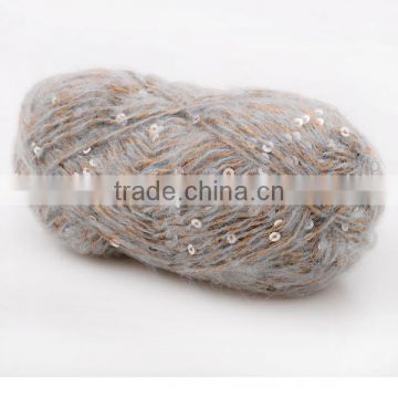 Poly acrylic fancy knitting yarn