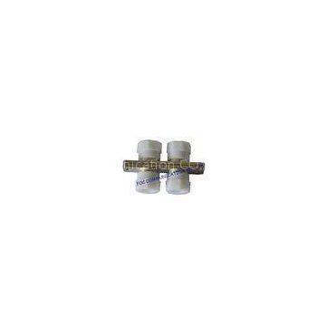 FC Duplex Fiber Optic Adapter with White Cap Low Insertion Loss For Telecom